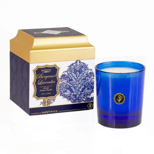 Seda France Bleu Et Blanc Bergamot Lavender Boxed Candle