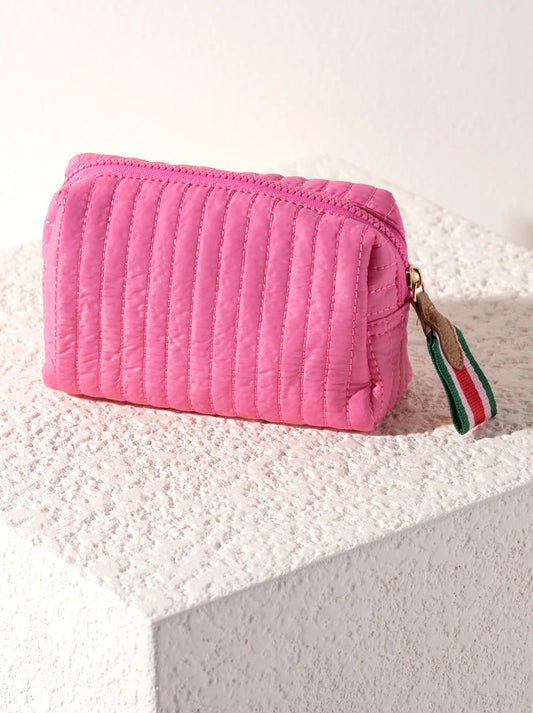 Ezra Small Cosmetic Pouch Pink