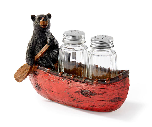 Bear in Boat Salt & Pepper Set