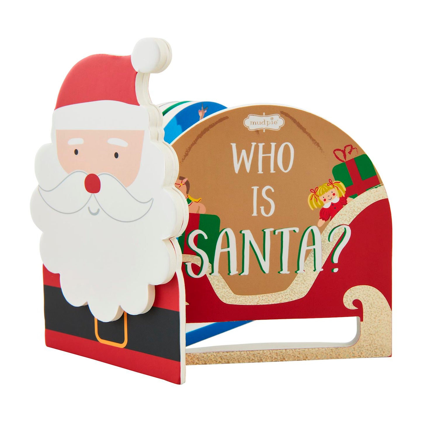 Mudpie Who is Santa? Standing Board Book