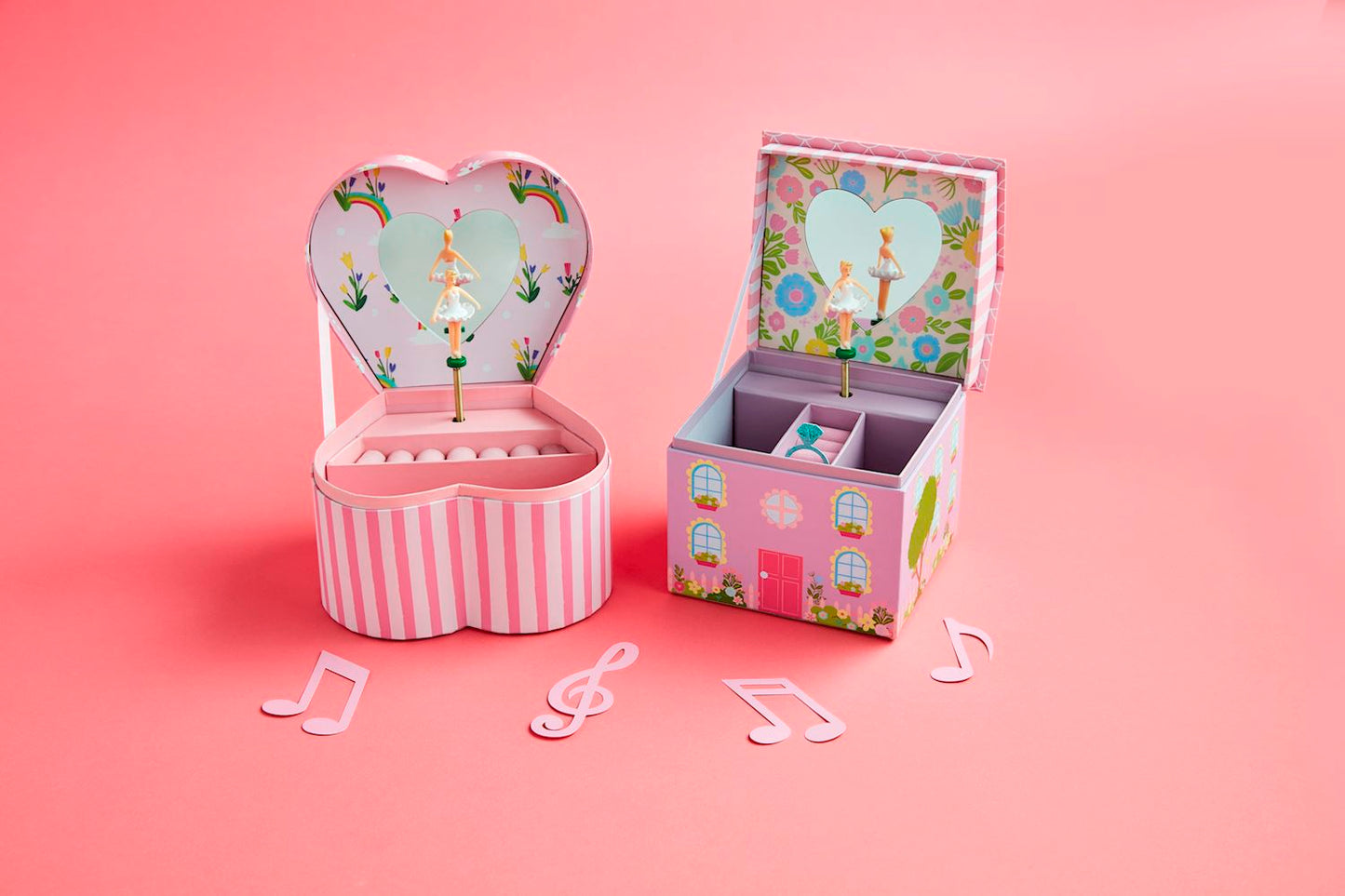 Mudpie Musical Jewelry Box Heart