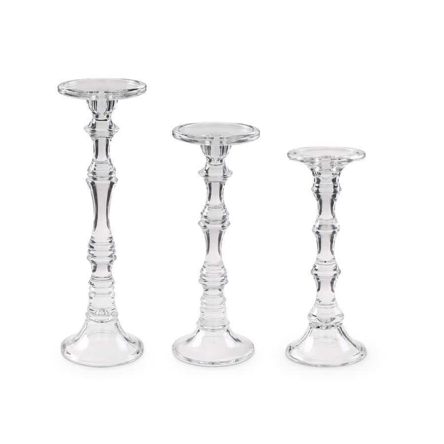 Slender Glass Candleholder Small