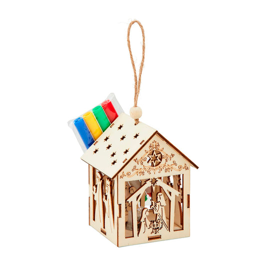 Color Me Light-Up Nativity Ornament