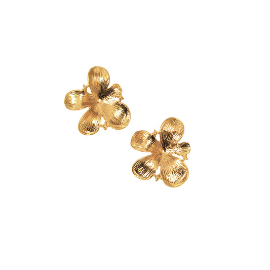 Joy Susan Gold Flower Post Earring