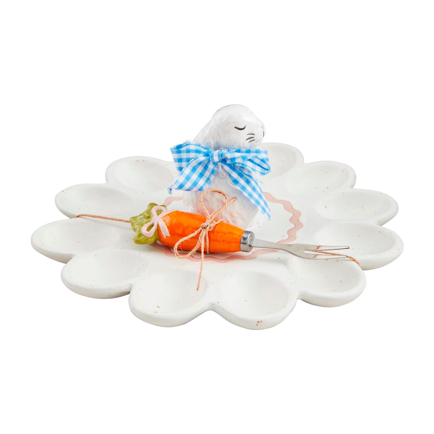 Bunny Deviled Egg Platter Set