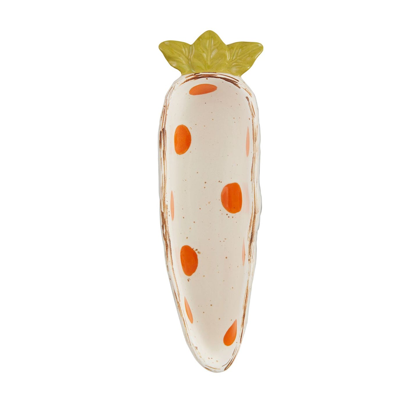 Mudpie Carrot Candy Dish Polka Dot