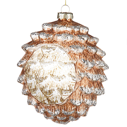 Pinecone Candle Holder Ornament