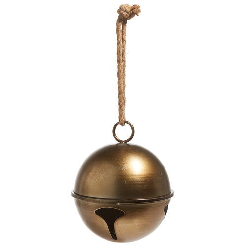 Antique Gold Jingle Bell Ornament 11.25"