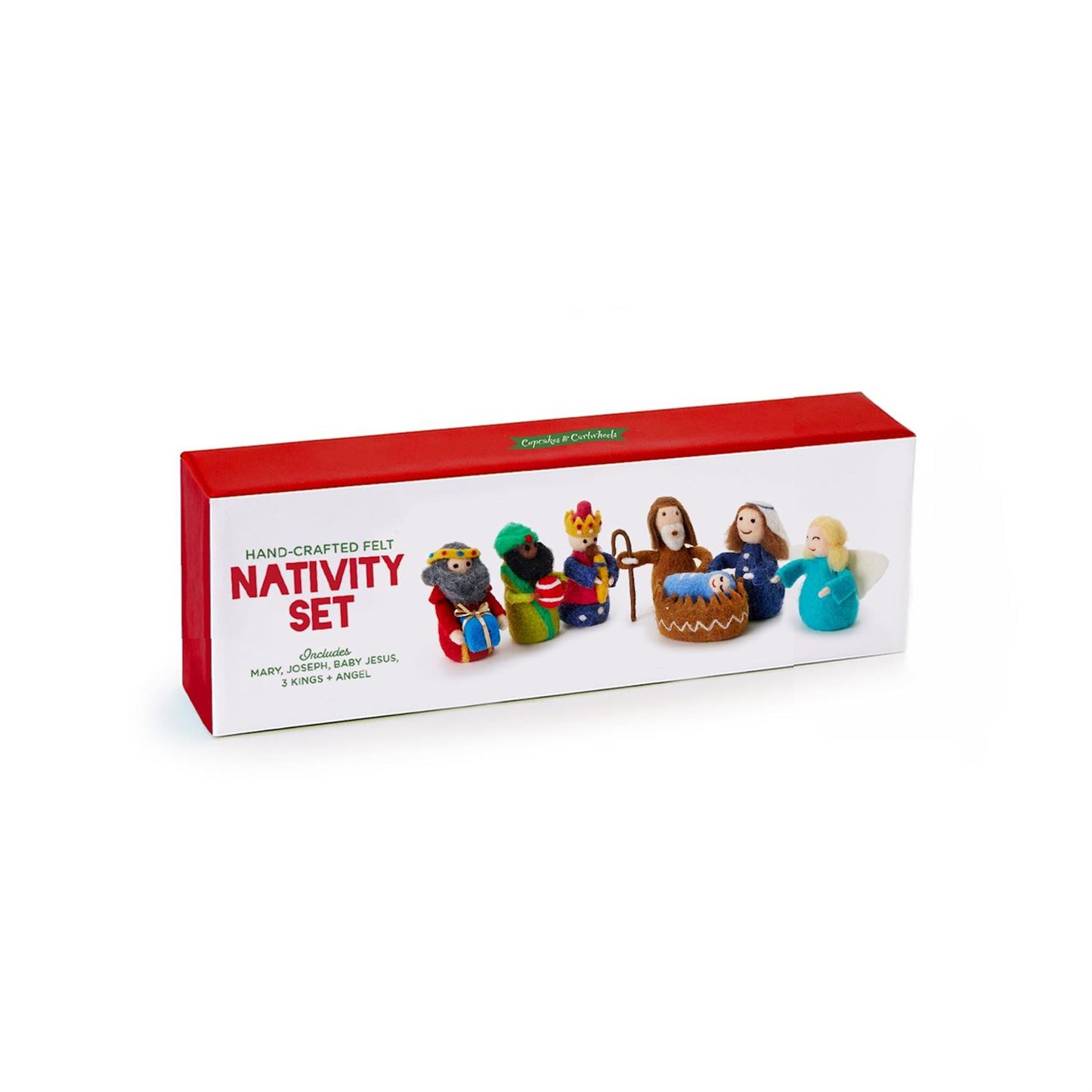 Hand-crafted Felt Nativity Set of 7