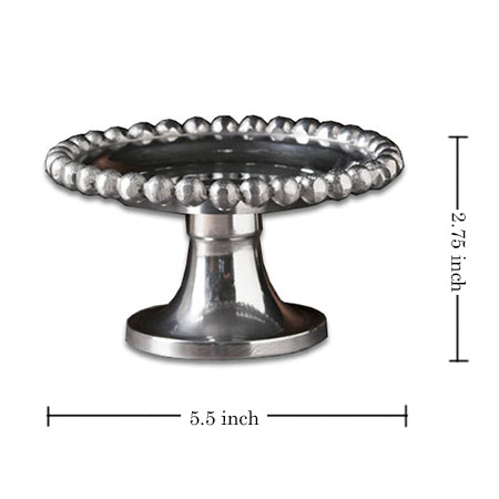 Beaded Candle/Mini Cake Stand