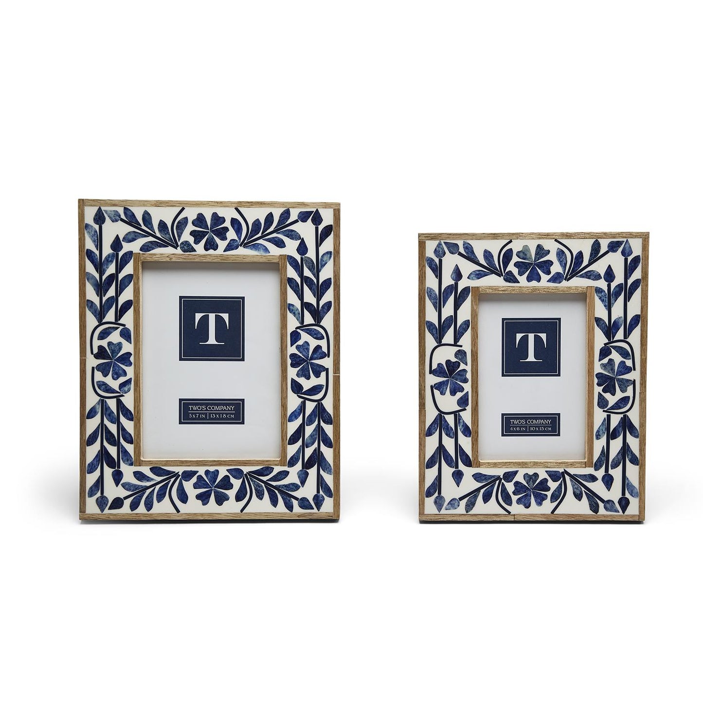 Blue Belle Bone Inlay Frame 4x6