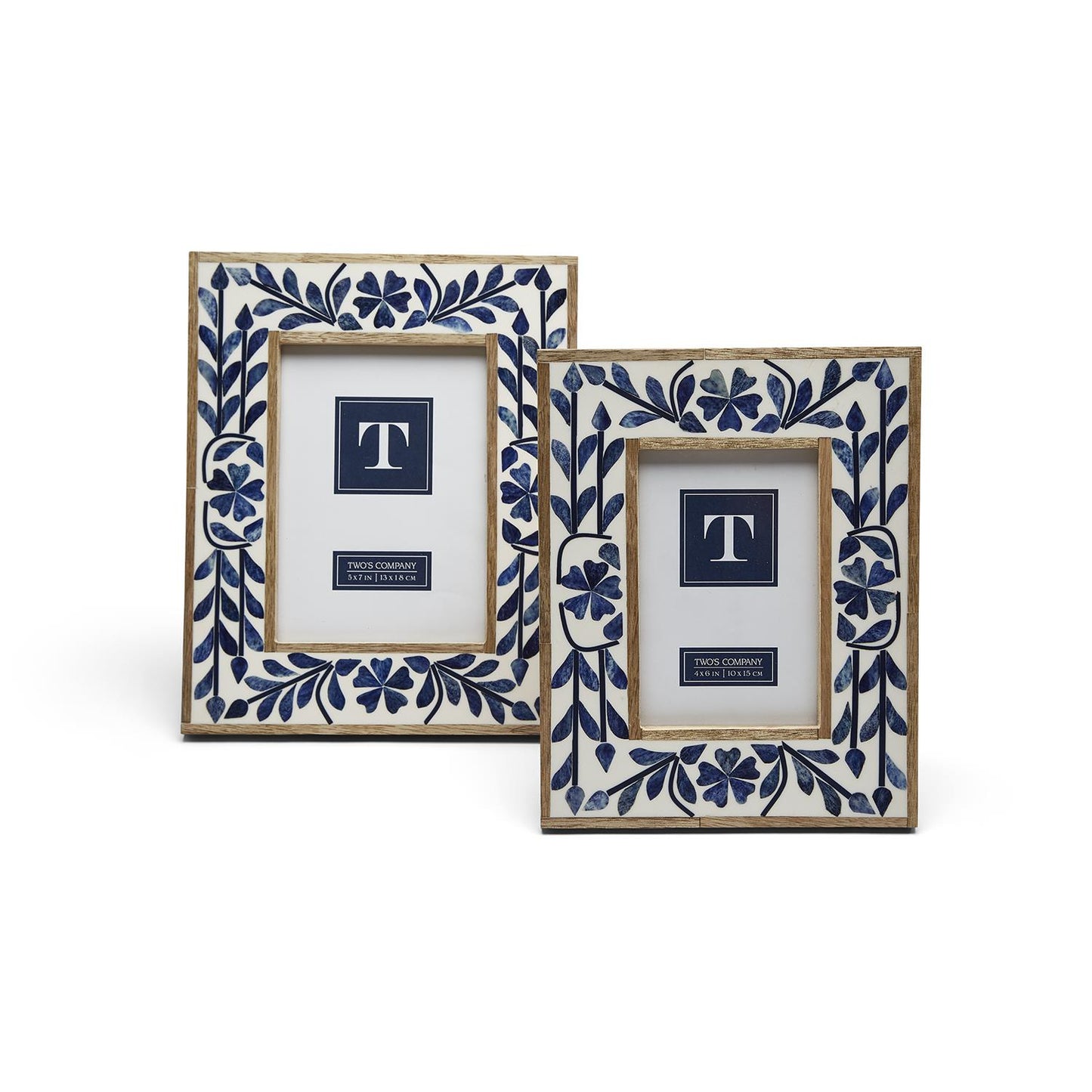 Blue Belle Bone Inlay Frame 4x6