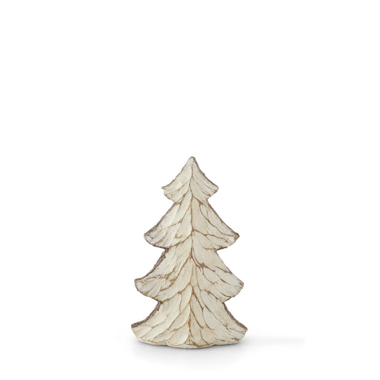 Carved Resin Wood-Look Tree SMALL