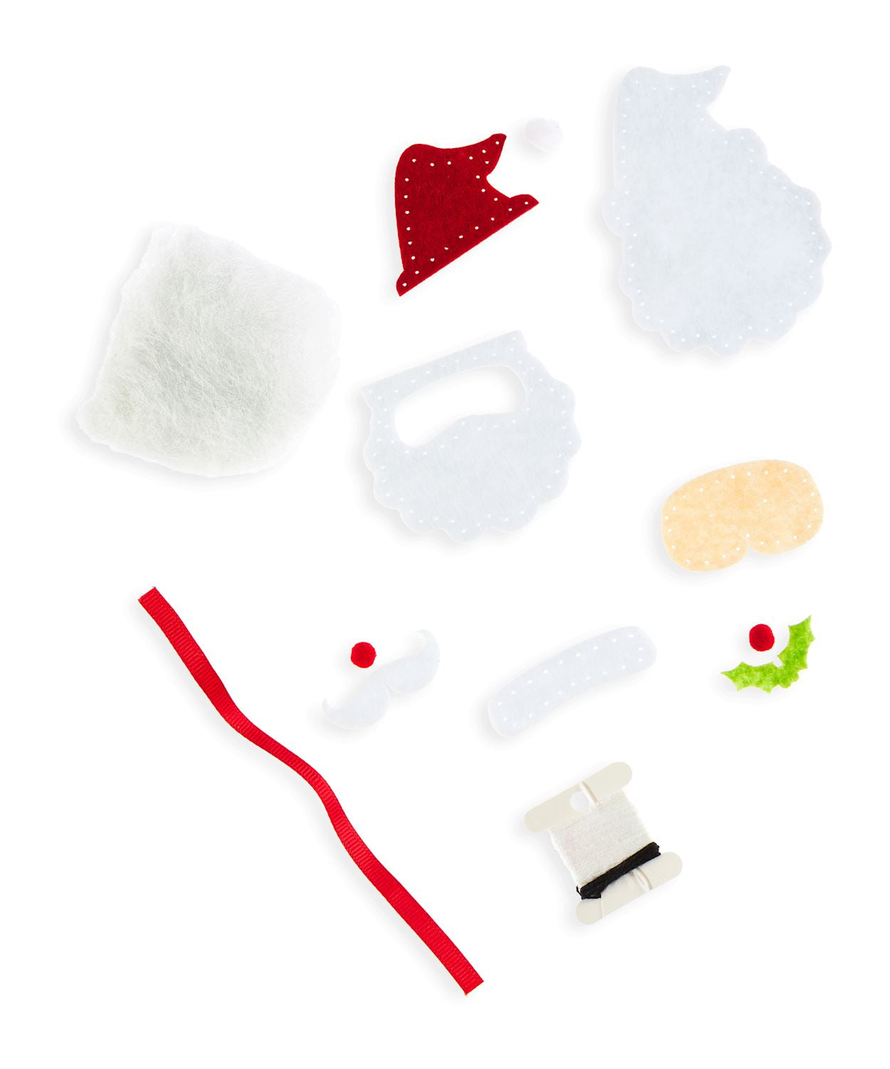 DIY Felt Ornament Kit Santa Claus