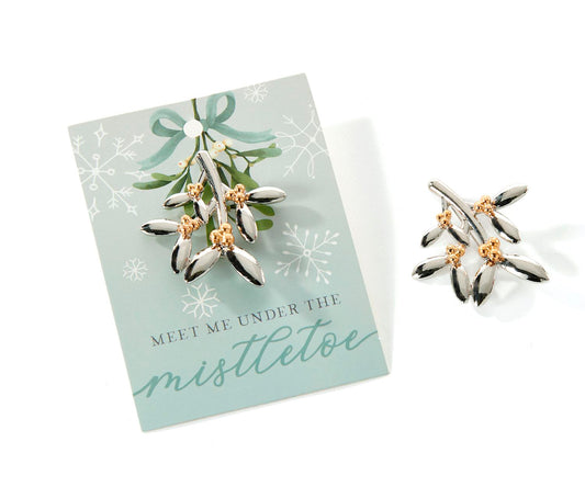 Mistletoe Brooch