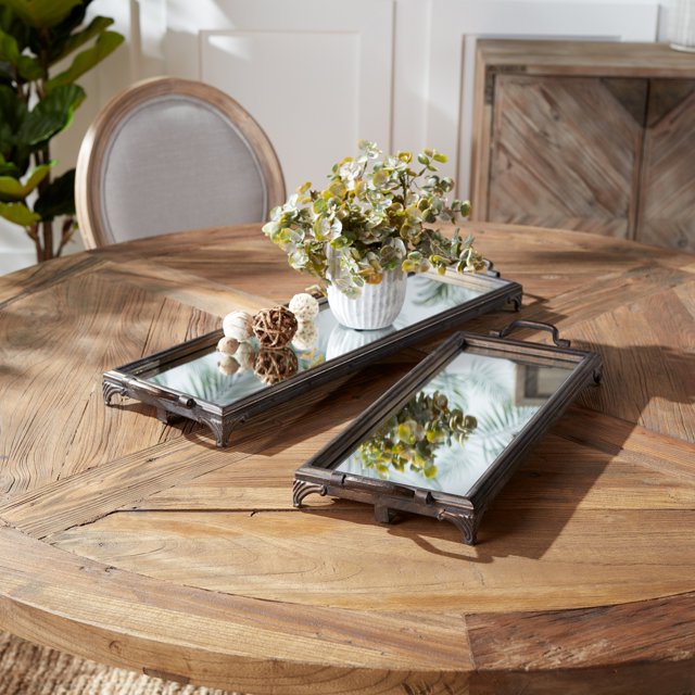 Mirrored Tray Small