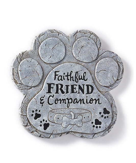 Paw Print Stepping Stone/Wall Plaque