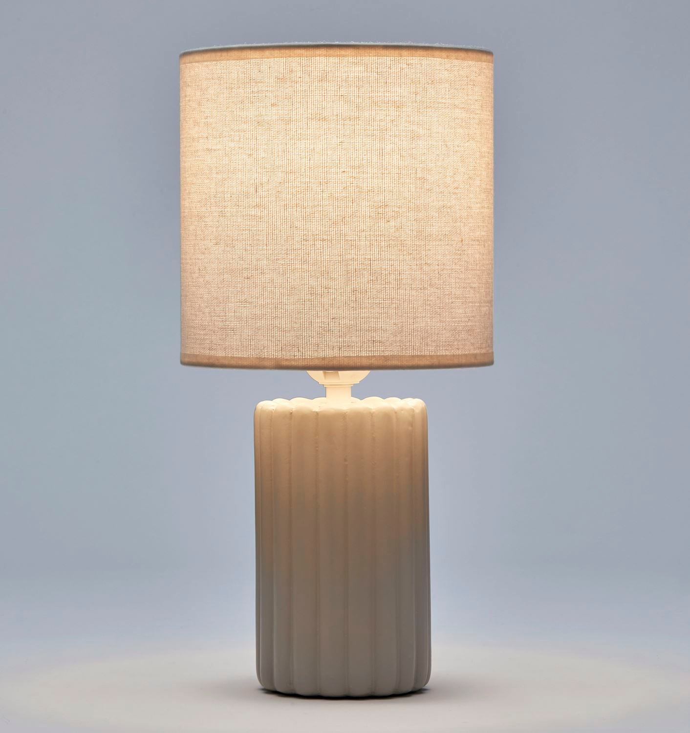 Curved Ceramic Table Lamp