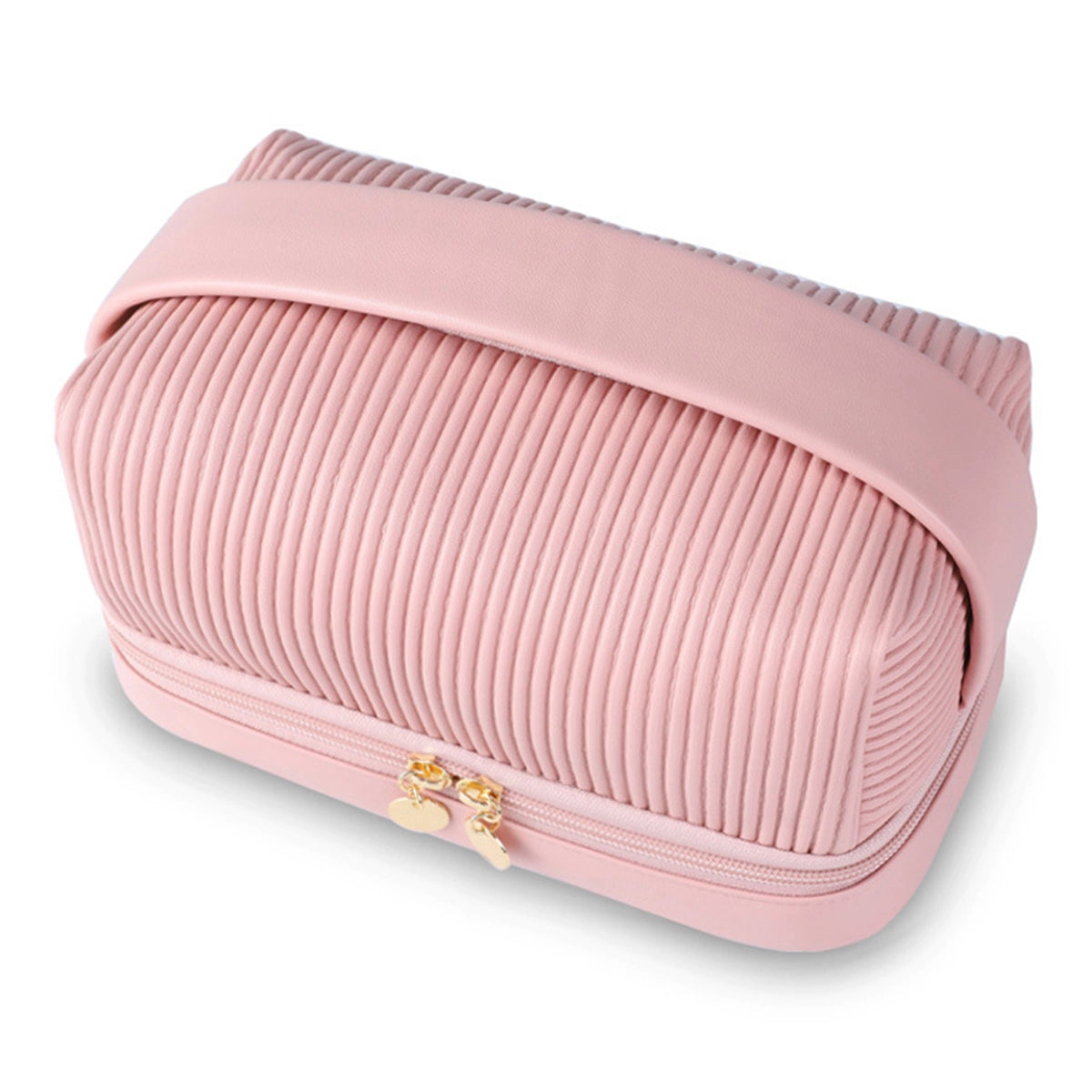 Double Waterproof Makeup Bag Pink