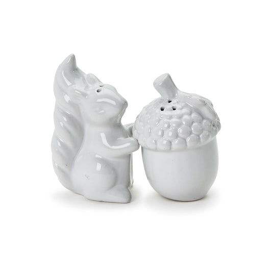 SALE Squirrel and Acorn S&P Shaker Set