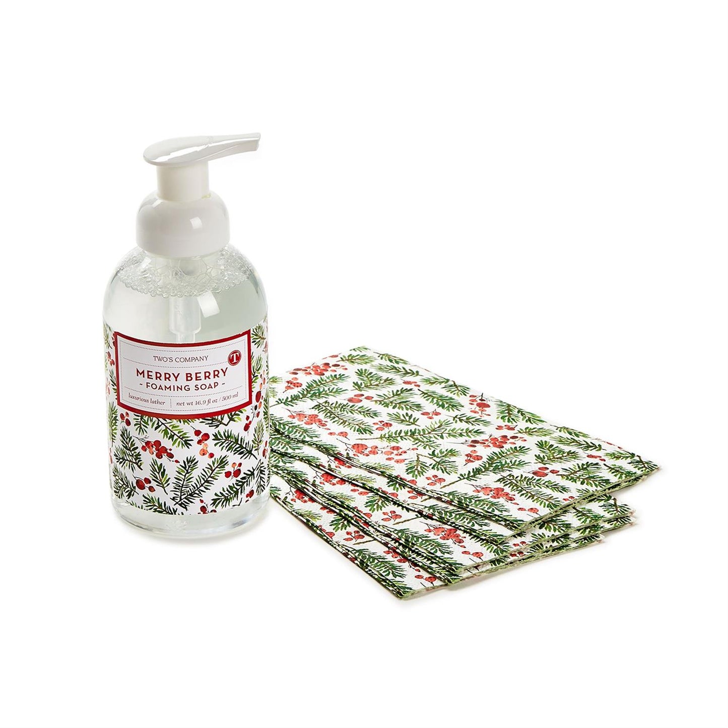 Merry Berry Soap with 20pc Guest Towel Set