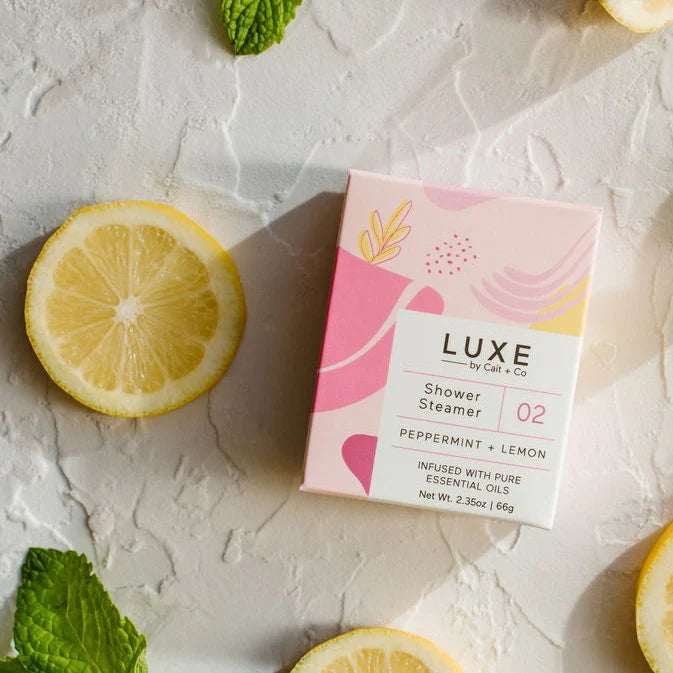 LUXE Peppermint Lemon Shower Steamer