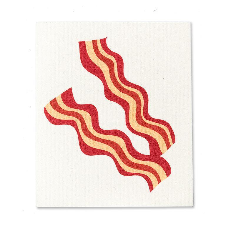 Set of 2 Bacon & Eggs Dishcloths