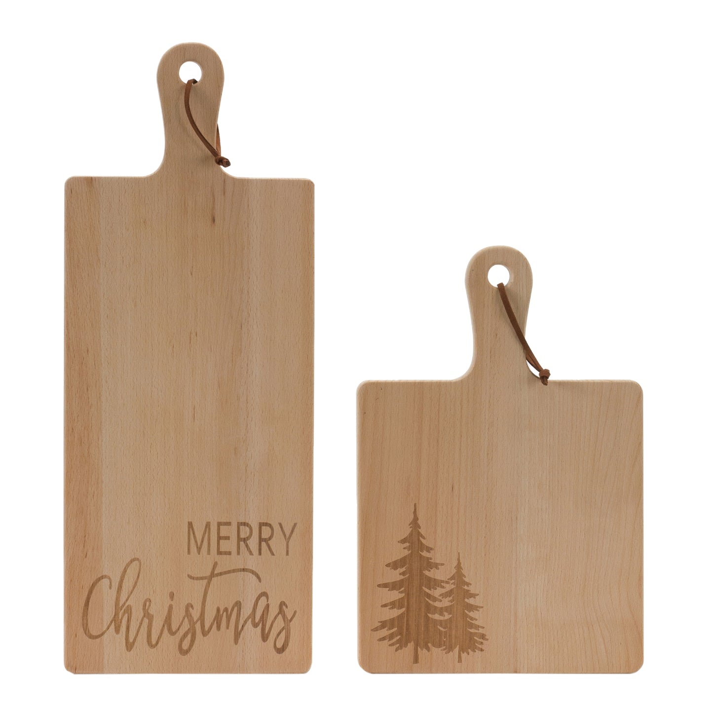 Cutting Board with Merry Christmas Large