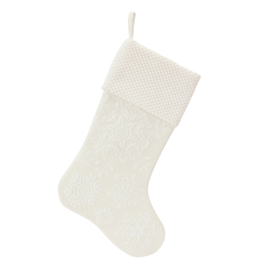 Snowflake Christmas Stocking