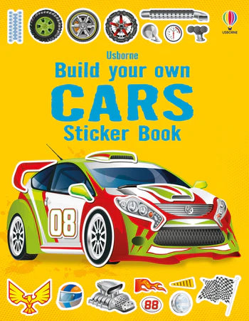 Usborne Build Your Own Cars Sticker Book