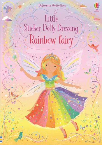 Usborne Little Sticker Dolly Dressing Rainbow Fairy