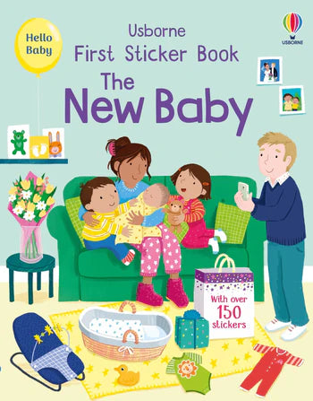 Usborne First Sticker Book The New Baby