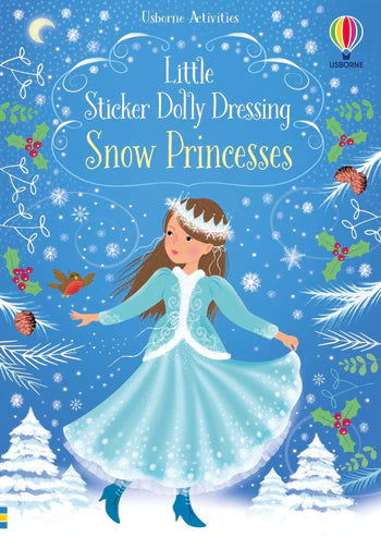 Usborne Little Sticker Dolly Dressing Snow Princesses