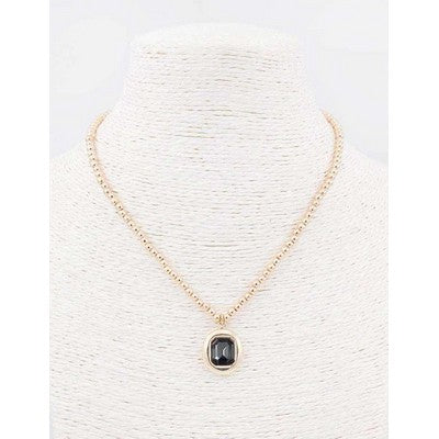 Meghan Browne Fad Black Diamond Necklace