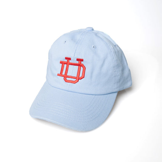 Handy Hats Light Blue Red Retro Cap