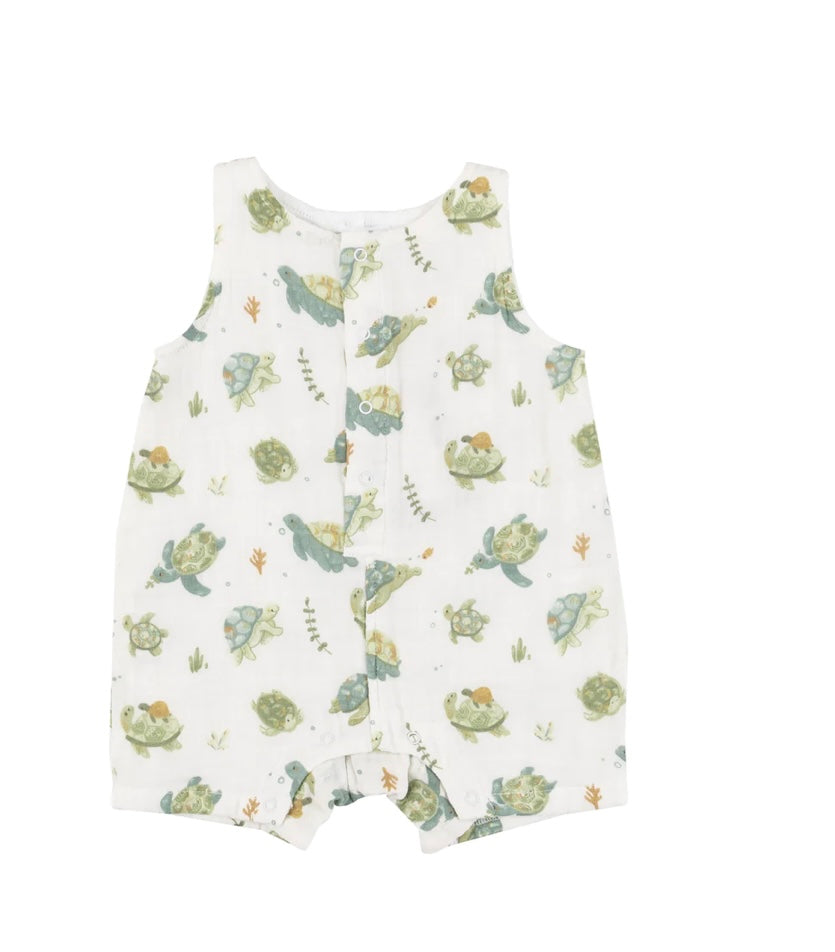 Angel Dear Sea Turtles Shortie Romper 18-24m