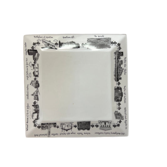 Dayton Large Square Plate