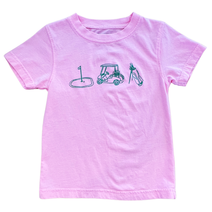 SALE Light Pink Golf Trio T-shirt 2T