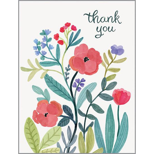 Gina B. Thank You Flower Garden Note Cards