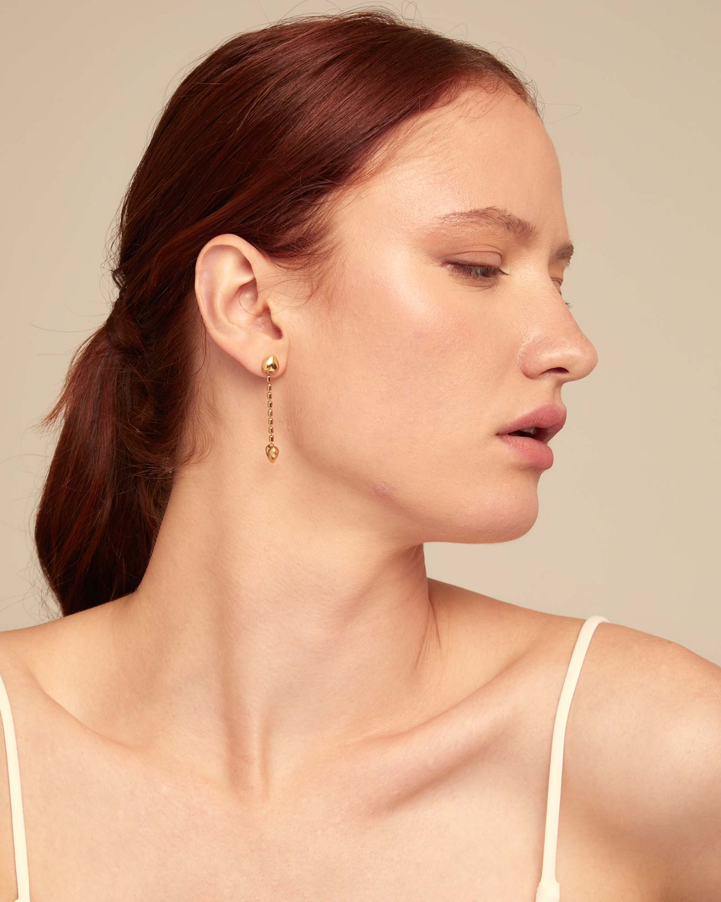 UNO de 50 Cupido Gold Earrings