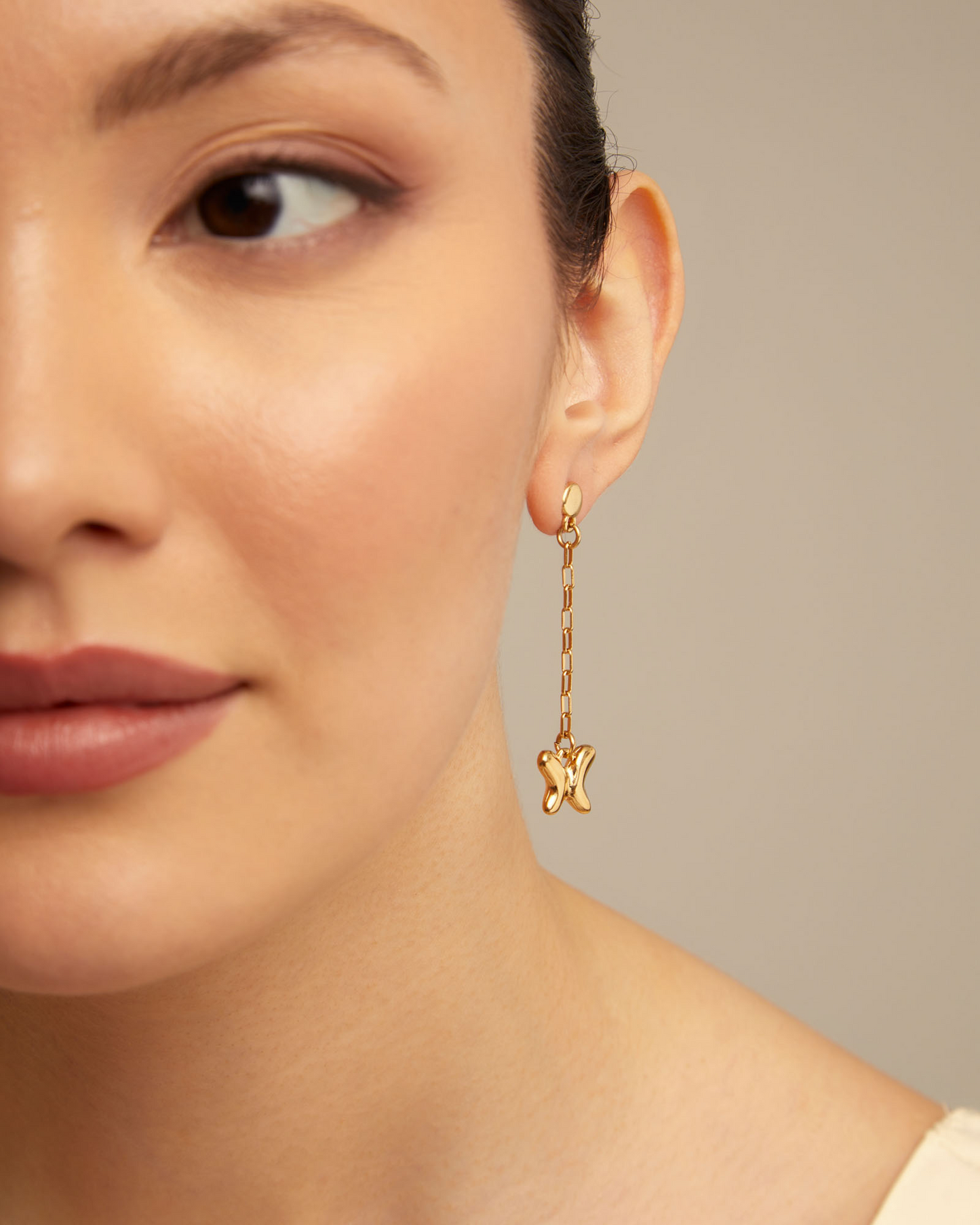 UNO de 50 Wings Gold Earrings