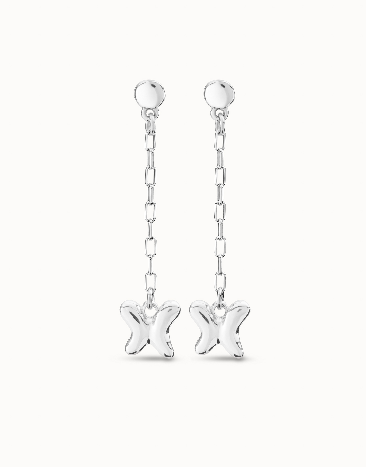 UNO de 50 Wings Silver Earrings