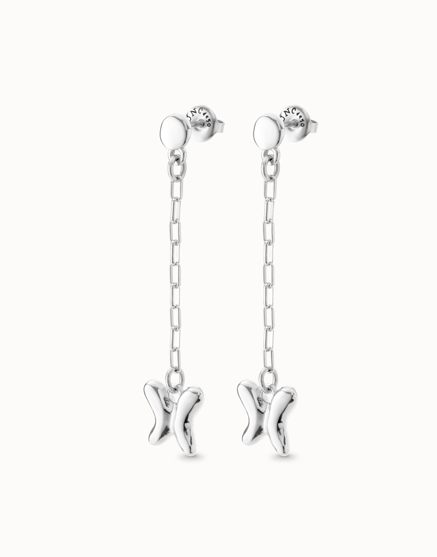 UNO de 50 Wings Silver Earrings