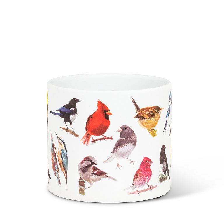 North American Birds Small Planter