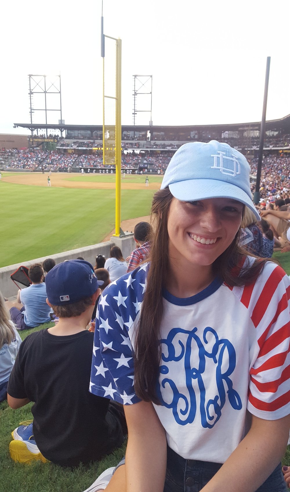 Handy Hats University of Dayton UD Retro Light Blue Ball Cap