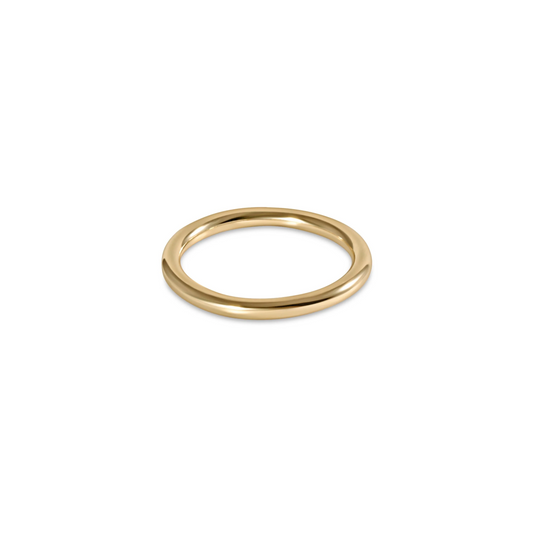 eNewton Classic gold band ring sz7