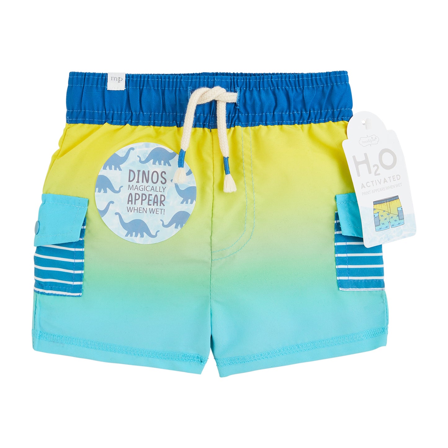 SALE Water Activated Swim Trunks Dino 24m-3T