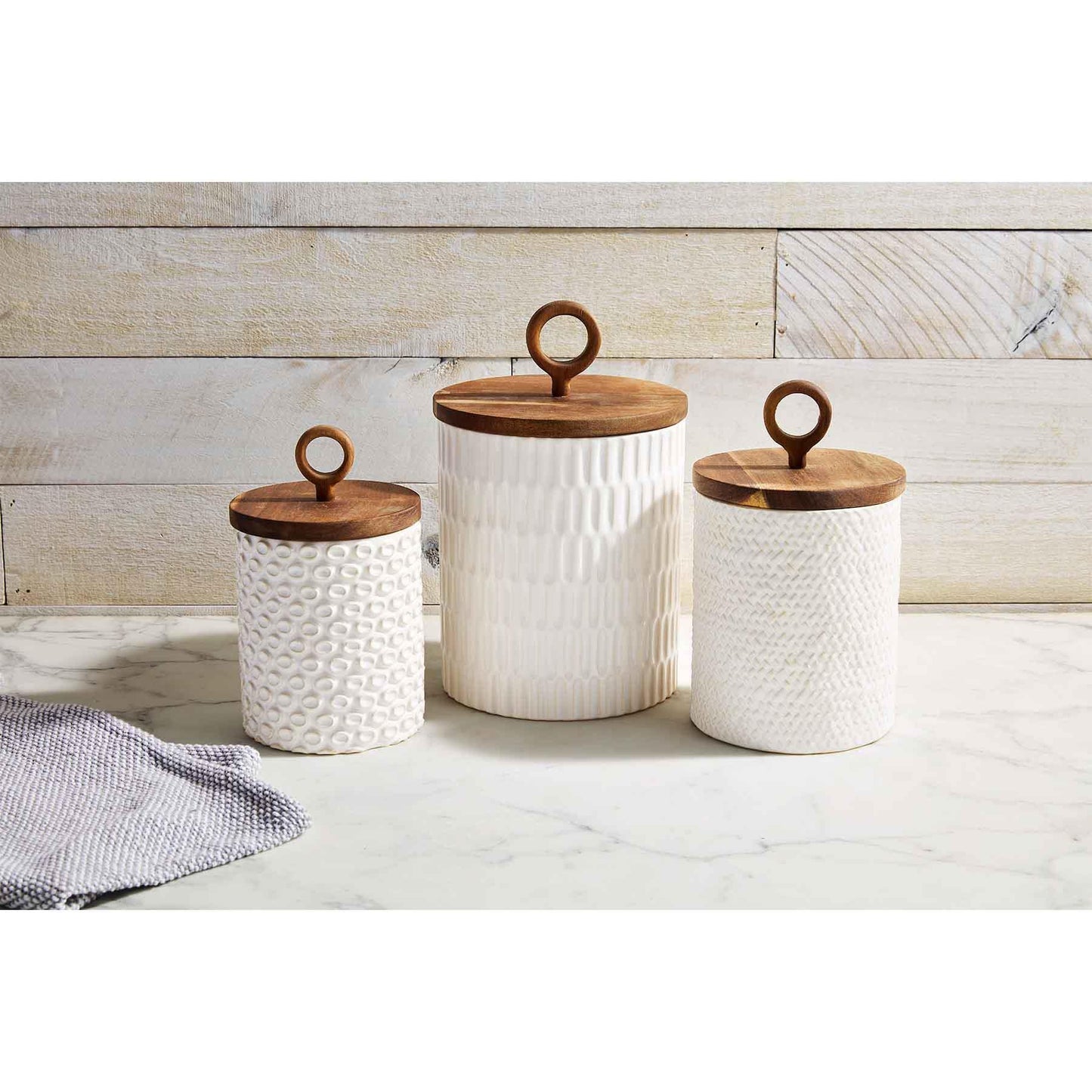 Mudpie Stoneware Canister Large