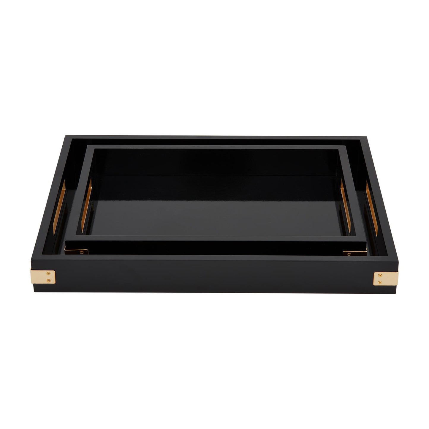 Black  Lacquer Tray Small