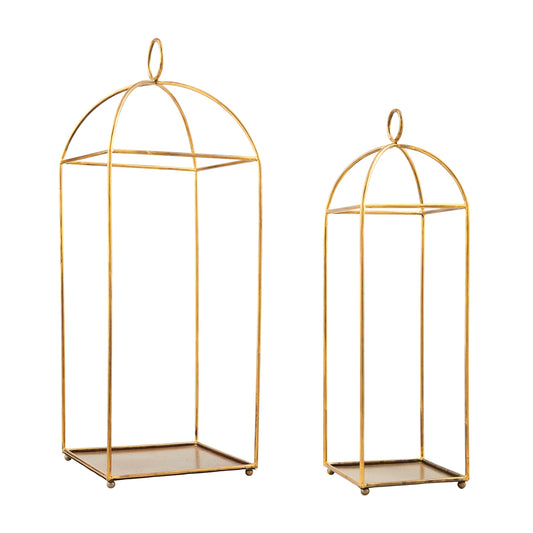 Tall Brass Lantern Small